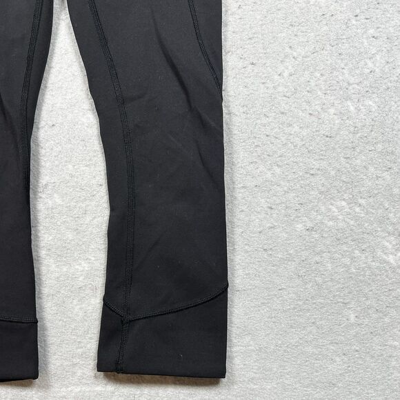 Lululemon In Movement Crop Leggings Womens Size 2 Black High Rise 19" Inseam - Picture 4 of 11